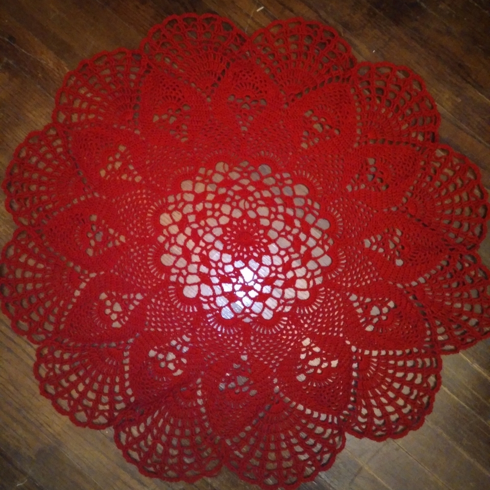 Beautiful handmade crochet mandala